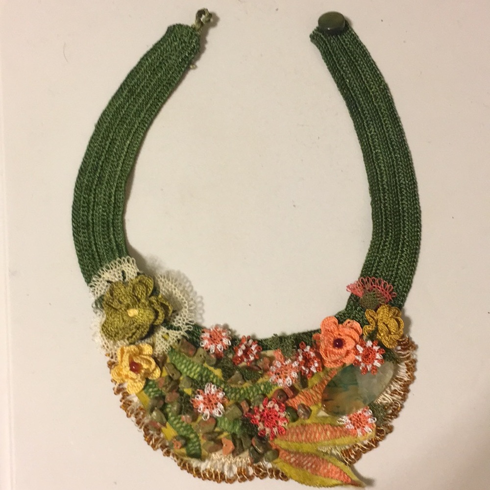 Handmade Knitted Necklace